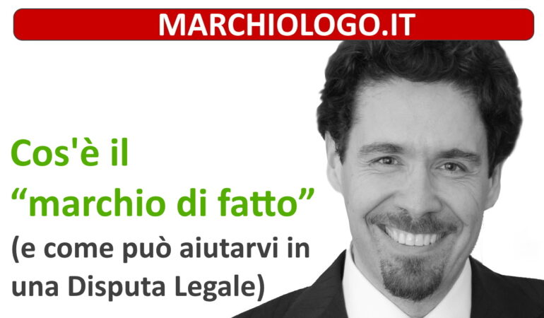 copertina video dal titolo: Cos'è il “marchio di fatto” (e differenze col marchio registrato)