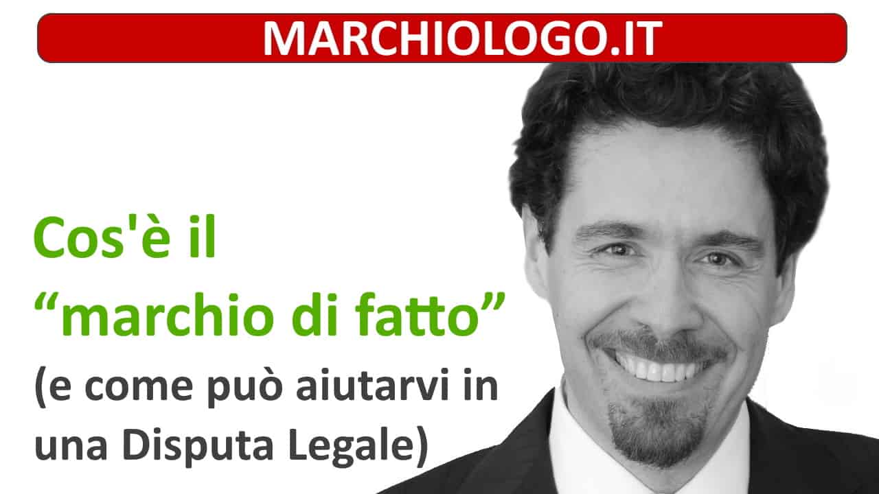 copertina video dal titolo: Cos'è il “marchio di fatto” (e differenze col marchio registrato)