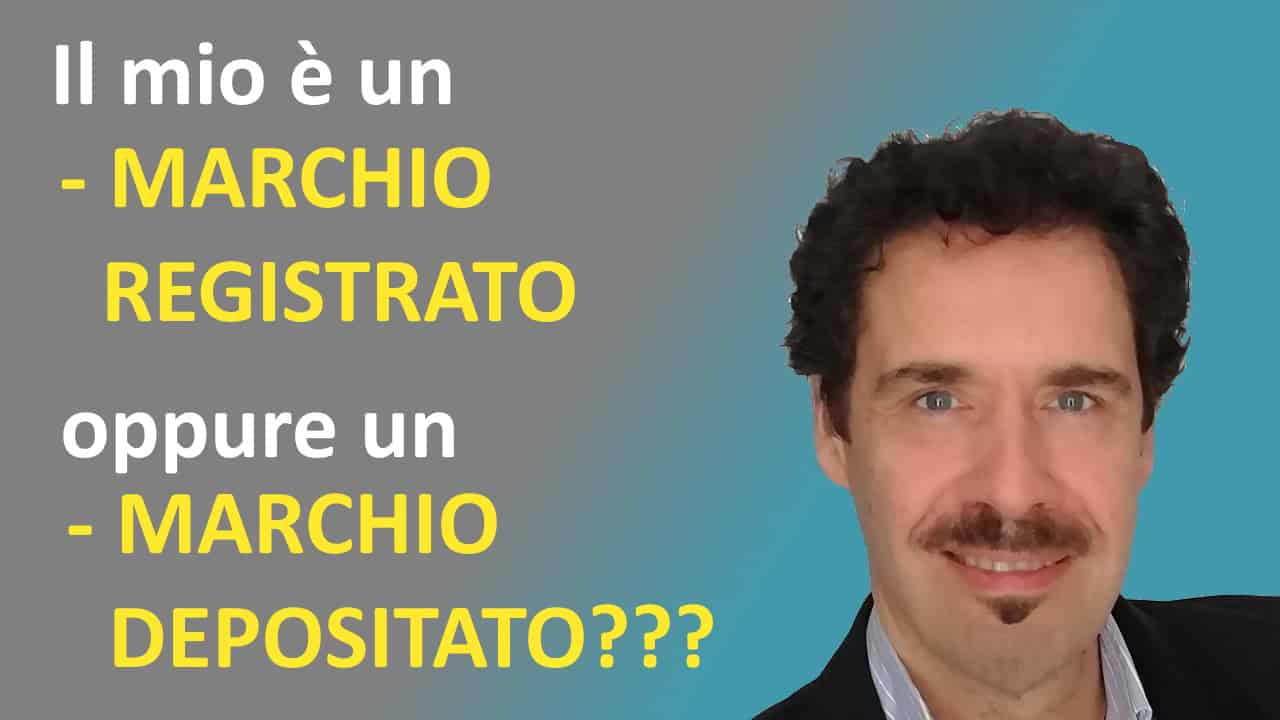 copertina video dal titolo Il mio è un “Marchio Registrato” o un “Marchio Depositato”?
