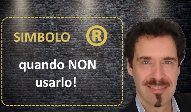 copertina video dal titolo Simbolo marchio registrato (®): quando NON usarlo