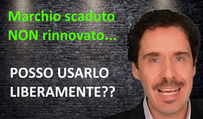 copertina video dal titolo Marchio Registrato non rinnovato