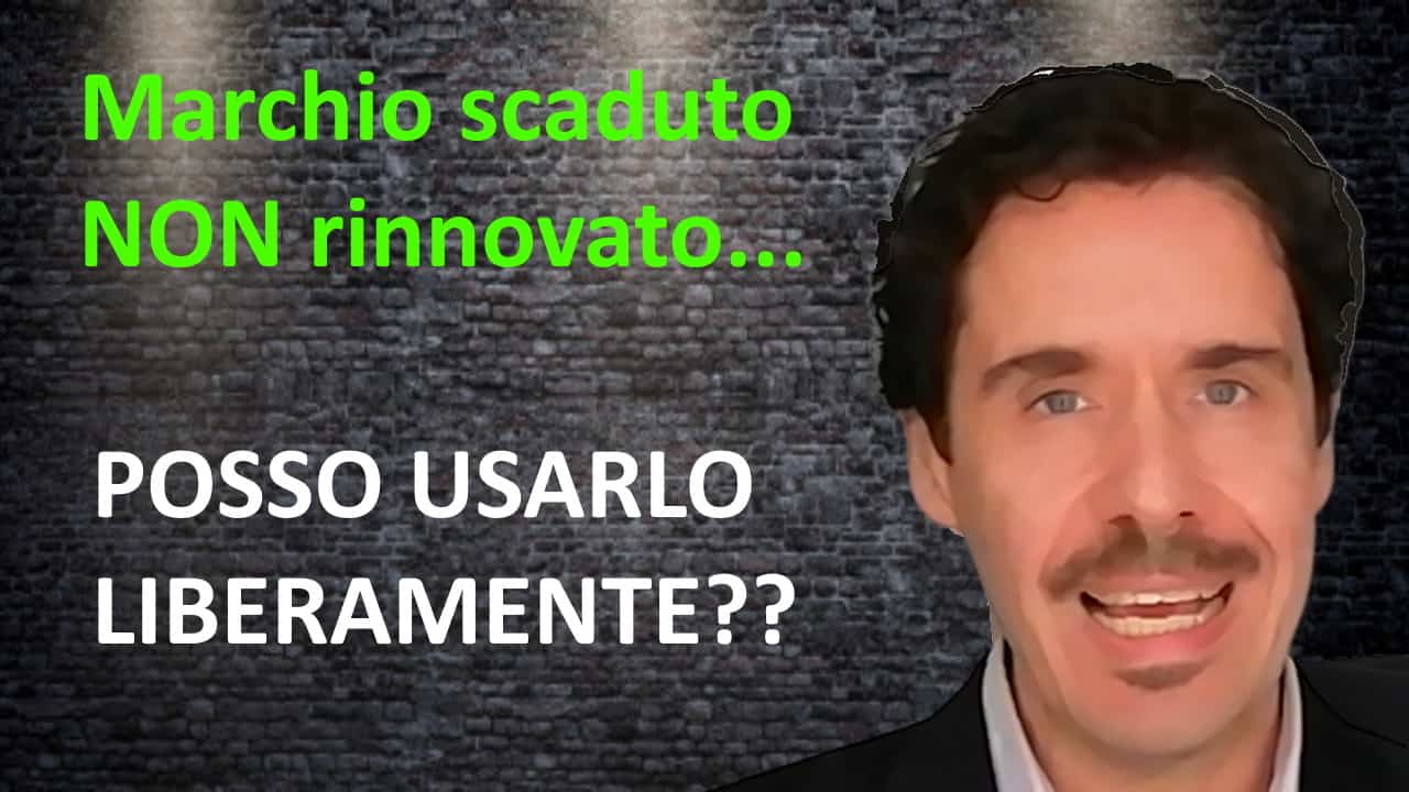 copertina video dal titolo Marchio Registrato non rinnovato