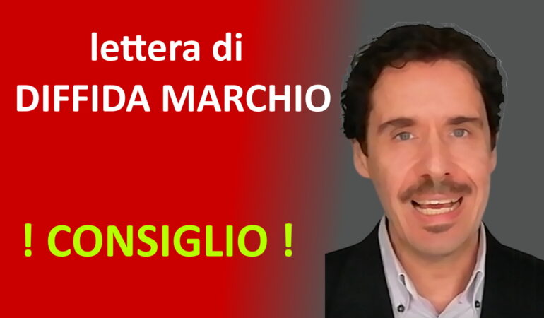 copertina video dal titolo: Diffida utilizzo marchio registrato
